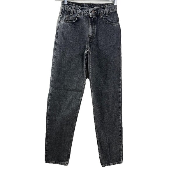 VTG Levis 550 27x32 (Actual 24x30) Relaxed Orange Tab Jeans Men Black USA  EUC - Picture 1 of 12